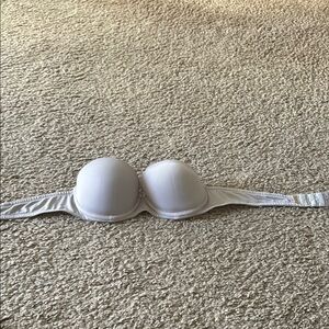 VS pink strapless push up bra